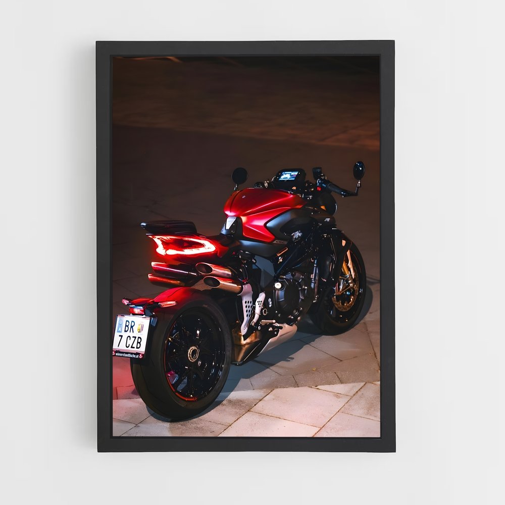 Poster Mv Agusta élégant (vue 2)